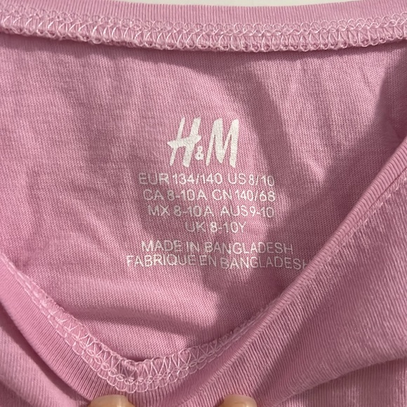 H&M KIDS Pink Frilly-Sleeved Top - Picture 2 of 2